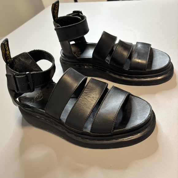 Dr Martens Clarissa II Sandals black woman’s size 8 - Picture 5 of 9